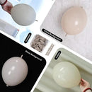 Sand White Quick Link Balloons, 60PCS Linking Balloon for Making Balloon Wall Arch Chains, Cream Beige Linked Balloons for Wedding Birthday Baby Shower Engagement Graduation Party Decorations (10inch) by CozyNest Decor