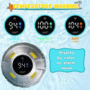 TKY Baby Bath Thermometer with Floating Toys - Digital Water & Room Temperature Monitor, Rechargeable Thermometer with Alerts for Newborn Bath Essentials, Infant Safety by TinyTreasures Baby Boutique