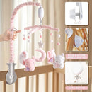 Baby Crib Mobile - Elephant Mobile for Crib with 25 Inches Mobile Arm and 35 Lullabies Musical Box, 3 Modes Digital, Volume Control, Essential Gift for Infant Boys Girls Bedroom Hanging Decor by TinyTreasures Baby Boutique