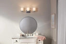 Kichler Hendrik 24" 3 Light Vanity Light with Satin Etched Cased Opal Glass Chrome by CozyNest Decor