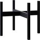 FaithLand Mid Century Plant Stand Indoor Outdoor(Plant Pot Not Included), Hold Up to 14 Inch Planter, Metal Planter Stand, Potted Plant Holder, Black - Fits Snake Plant - Upgraded Design by GreenHaven Gardens