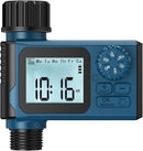 Sprinkler Timer, Hoses Timer for Watering, Outdoor Irrigation Timers, Water Scheduling Device for Tube Programmable with Auto/Manual/Rain-Delay System, Water Hoses Timers for Yard, Lawn, Pool(Blue) by GreenHaven Gardens
