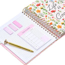 Votum August 2025 to January 2027 Large Back to School Academic Planner- Daily, Weekly & Monthly Organizer with Pens, Stickers, Sticky Notes, and a Sturdy Cover - Organized Chaos Pink by TinyTreasures Baby Boutique