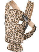 BabyBjörn Baby Carrier Mini, Cotton, Beige/Leopard | Newborn Carrier (7-25 lbs), Ergonomic, Easy-to-Use by TinyTreasures Baby Boutique