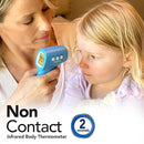 Vicks Non-Contact Infrared Thermometer for Forehead, Food and Bath – Fast, Reliable, and Clinically Proven Accuracy for Adults, Babies, Toddlers and Kids by TinyTreasures Baby Boutique