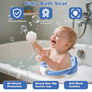 Baby Bath Seat for Babies 6 Months & up Non-Slip Toddler Bath Seats for Sitting Up Infant Bathtub Chair with Suction Cups and Soft Cushion for Baby Shower Tub Seat by TinyTreasures Baby Boutique