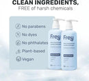 FREY Concentrated Natural Laundry Detergent - 50 Concentrated Loads of Long Lasting High Efficiency Liquid Laundry Detergent - Eco Friendly Blend of Great Smelling Biodegradable Natural Ingredients, Sandalwood/Bergamot/Clove, 2 Pack by CozyNest Decor