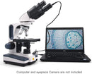 SWIFT SW350B 40X-2500X Magnification, Siedentopf Binocular Head, Research-Grade Compound Lab Microscope with Wide-Field 10X and 25X Eyepieces, Mechanical Stage, Abbe Condenser by TinyTreasures Baby Boutique