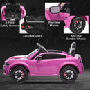 12V 7Ah Kids Electric Ride on Car, Licensed Dodge Charger SRT Hellcat, Battery Powered 4-Wheels Toy Car Electric Vehicle for Kids with Remote Control, 3 Speeds, LED Lights, Music (Pink) by TinyTreasures Baby Boutique