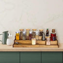Acacia Wood 3 Tiered Spice Rack, 3 Tier Spice Organizer for Cabinet or Kitchen by CozyNest Decor