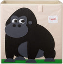 3 Sprouts Toy Storage Organizer: Toy Box Cube Organizer for Playroom, Nursery - Foldable Storage Bin - Gorilla by TinyTreasures Baby Boutique
