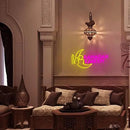 Moon Castle Ramadan Festival Neon Sign Eid Mubarak Neon Lights for Wall Decor Muslim Islamic Led Light Sign for Ramadan Mubarak Ramadan Kareem Sign Islamic Muslim Home Bedroom