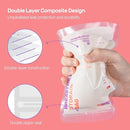 Nuliie 50 Pcs Breastmilk Storage Bags, 8 OZ Breast Milk Storing Bags, BPA-Free, Milk Storage Bags with Pour Spout for Breastfeeding, Self-Standing Bag, Space Saving Flat Profile by TinyTreasures Baby Boutique