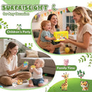 Animal Soft Gel Stacking Block Set Soft Silicone Baby Blocks Toys for 18 Months to 3 Years Old Early Learning Touch Bath Educational Toys with Numbers Animals Fruits Texture by TinyTreasures Baby Boutique
