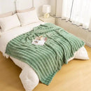 YUSOKI Luxury 3D Bubble Throw Blanket 3.1lb,All Ages,Home Decoration, (Sage Green,60 * 80inches) by CozyNest Decor