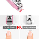 PAFASON Baby Safety Nail Clipper Cutter Trimmer with Nail Catcher and Baby Glass Nail File, Czech Float Glass, Stainless Steel Ideal Gift for Young Children Infant, Newborns Toddlers by TinyTreasures Baby Boutique