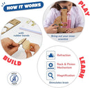 Smartivity Microscope 100x Zoom STEM Toy for Kids Age 8 to 14 Years Old | Cool Birthday Gifts Ideas for Boys & Girls | DIY Science Toys for 8,9,10,11,12,13,14 Years I Wooden Engineering Game by TinyTreasures Baby Boutique
