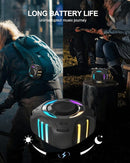 comiso Waterproof Speaker with Robust Bass, Shower Speaker with Dynamic Light, TWS Mode, Loud HD Sound, IP67 Waterproof, 2000mAh, Portable Wireless Speakers for Home, Outdoor/Kayak, Gift for Unisex. by TinyTreasures Baby Boutique