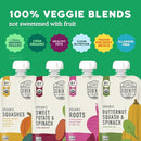 Serenity Kids 6+ Months Veggie Puree Organic Baby Food Pouches - No Added Sugar, Allergen-Free & BPA-Free Baby Snacks - 3.5 Oz, 8 Pack by TinyTreasures Baby Boutique