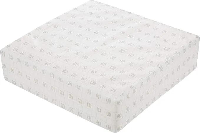 Classic Accessories Ravenna Water-Resistant 25 x 25 x 5 Inch Square Patio Seat Cushion Slip Cover & Foam, Spice, Lounge Chair Cushion, photo 17 of 19