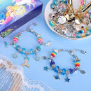 AIPRIDY 150 Pieces Charm Bracelet Making Kit,Unicorn Mermaid Crafts Gifts Set Can Inspires Imagination and Creativity,Jewelry Making Kit Perfect Gifts for Girls 5-12 Years Old (150 Pieces) by TinyTreasures Baby Boutique