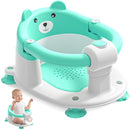 Baby Bath Seat for Babies 6 Months & up, Non-Slip Toddler Bath Seats for Babies Sitting Up, Safe Infant & Newborn Bathtub Chair with 4 Suction Cups & Soft Cushion for Shower,Mint by TinyTreasures Baby Boutique