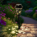 Solar Pathway Lights Outdoor Waterproof, Metal Copper Butterfly Lantern for Yard, Garden, Walkway, Patio Decor and More, Ideal Landscape Lighting Gift for Women, Mom, Grandma by GreenHaven Gardens