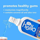 hello Empower-Mint Fluoride Free and Alcohol Free Mouthwash, Non Alcoholic Mint Mouthwash Pack, Peppermint Pow, 3 Pack, 16 Fl Oz Bottles by CozyNest Decor