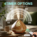 Essential Oil Scent Diffuser: 500ML Aroma Diffuser with Remote Control, Large Fragrance Aromatherapy Diffuser for Bedroom Home, Mist Humidifier with 14 Colors LED Lights and waterless Auto-Off by TinyTreasures Baby Boutique