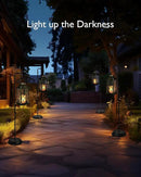 Homemory Solar Lanterns Outdoor Waterproof Hanging with Flickering Flameless Candles, 2 Pack Garden Outdoor Lantern Decorative for Patio Front Porch Backyard Balcony Cabin Outside (Bronze) by GreenHaven Gardens