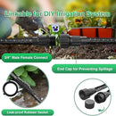 Lefree Soaker Hose 50 FT for Garden Irrigation, Soaker Hose for Lawn and Flower Beds, 2024 Upgraded Flat Soaker Hose Saves 80% Water, Flexible Durable Drip Hose for Trees, Shrubs.(25FT*2Pack) by GreenHaven Gardens
