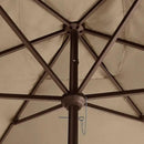 EliteShade USA 10-Year-Non-Fading 6.5x10Ft Rectangular Market Umbrella Patio Umbrella Outdoor Table Umbrella with Ventilation（Hrather Beige） by GreenHaven Gardens