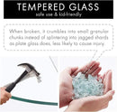 KES Glass Corner Shelf Bathroom Shelf Tempered Glass with Rail SUS 304 Stainless Steel Floating Wall Mount Bracket Brushed Gold, BGS2101A-BZ by CozyNest Decor