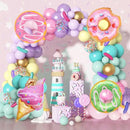 Amandir 139pcs Pastel Donut Balloon Arch Garland Kit Sweet One Ice Cream Birthday Party Decorations Sprinkles Confetti Pastel Balloons for Donut Grow Up Girl Baby Shower Spring Party Supplies by CozyNest Decor