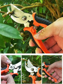 szhdxsy Garden Pruning Shears, 7.5" Professional Gardening Scissors, SK-5 Stainless Steel Blade Tree Secateurs, Manual Pruner for Plants, Gardening, Trimming, Garden Tools by GreenHaven Gardens