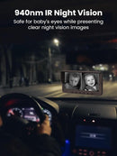 GROWNSY Dual Car Camera Baby Monitor, 7" 1080P AHD Car Camera for 2kids, Backseat Mirror for Baby Rear Facing with Infrared Night Vision, Easily Observe Baby's Every Move by TinyTreasures Baby Boutique