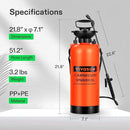 VIVOSUN Pump Sprayer 2 Gallon, Pressurized Lawn & Garden Water Spray Bottle with Adjustable Shoulder Strap, Pressure Relief Valve, for Spraying Plants, Garden Watering and Cleaning by GreenHaven Gardens