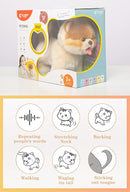 Electronic Walking Pomeranian Stuffed Dog Toy, Realistic Interactive Puppy Robot Pet Dog, Walking, Barking,Wagging Tail & Talking,Present Pet Gifts for 3+ Year Boys Girls by TinyTreasures Baby Boutique