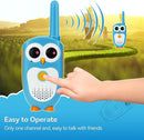 Retevis RT30 Kids Walkie Talkies, Toddler Toys for 4-6 Year Old Boys Girls, Small Owl Toy Walkie Talkie for Kids, Easy to Use, LED Eyes, Christmas Holiday Toy Gifts, Indoor Role Play(Blue,2 Pack) by TinyTreasures Baby Boutique