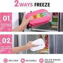 Freezable Lunch Bag for Work School Travel,Leak-Proof Small Lunch Bag by TinyTreasures Baby Boutique