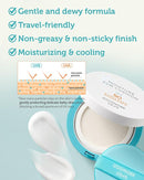 Sun Lotion SPF 40 & Moisture Sun Cushion SPF 50-100% Zinc Oxide Mineral Sunscreen - Vegan Reef-Safe for Babies Kids Adults - Korean Skincare, 2.82oz & Cushion 0.81oz by TinyTreasures Baby Boutique
