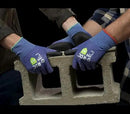 MAGID D-ROC ANSI A4 AeroDex Polyurethane Palm Coated Work Gloves, 1 Pair, 0 by GreenHaven Gardens