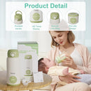 Portable Bottle Warmer for Travel, 15oz Capacity Portable Milk Warmer for Baby, Formula, Breast Milk & Water, On The Go Bottle Warmer with Long Battery Life, Even Heating, Precise Temperature Control by TinyTreasures Baby Boutique