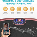 AXV Vibration Plate Exercise Machine Whole Body Workout Power Vibrate Fitness Platform Vibrating Machine Exercise Board for Weight Loss Shaping Toning Wellness Home Gyms Workout by CozyNest Decor
