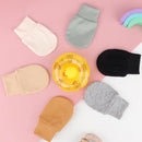 BQUBO 6 Pairs Newborn Baby Boys Girls Mittens 0-6 Months Unisex-Baby Infant Mittens Elastic No Scratch Wrist Gloves by TinyTreasures Baby Boutique