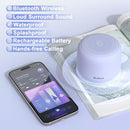 Bobtot Portable Bluetooth Speakers with Strap Easy to Carry, Wireless IPX5 Waterproof Mini Speaker with Loud Stereo Sound, 20 Hours Playtime, Rechargeable Battery, Built-in Microphone, Purple by TinyTreasures Baby Boutique