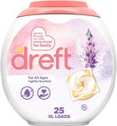 Dreft Laundry Detergent Pacs, HE Compatible, Lightly Scented, Lavender, 25 Count by TinyTreasures Baby Boutique