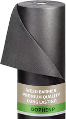 Non-Woven Weed Barrier Landscape Fabric, Durable Heavy-Duty Weed Removal Block, Easy to Set, Excellent Weed Control (3.2 oz) (3.2FT*32FT) by GreenHaven Gardens