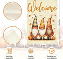 Welcome Fall Garden Flag Autumn Gnomes Garden Flag 12x18 inch Double Sided Fall Thankful Maple Leaves Flags Holiday Decorations for Yard Lawn Patio (Flay 1809) by GreenHaven Gardens