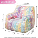 Recaceik Bean Bag Chair, Bean Bag Sofa Chair with Armrests Stuffed High-Density Foam, Lazy Sofa Comfy Chairs BeanBag Chair for Adults in Living Room,Bedroom Reading by CozyNest Decor